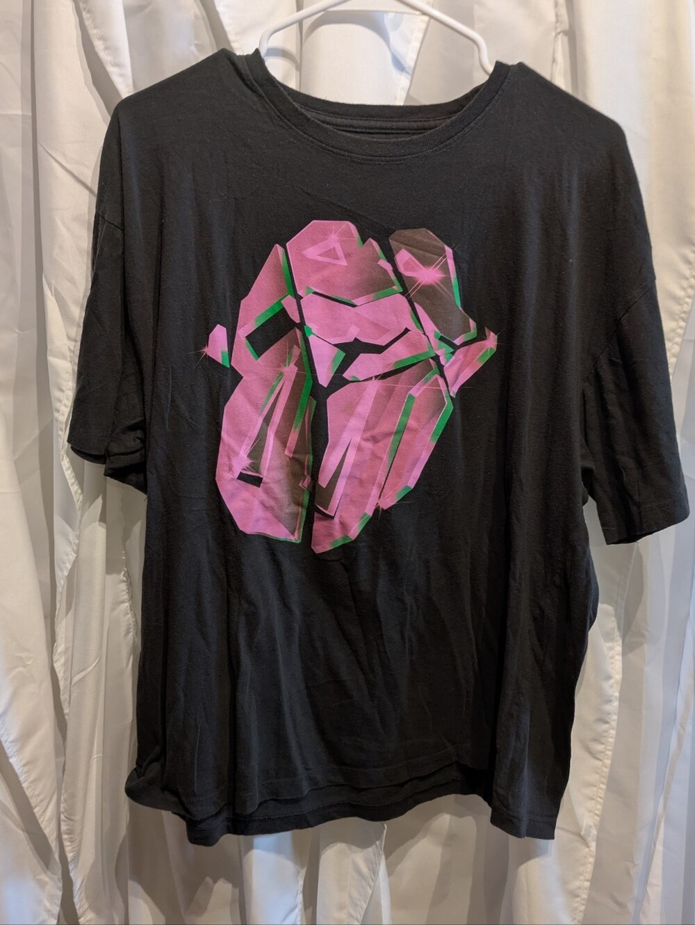 17 The Rolling Stones Hackney Diamonds 2024 Tour T-Shirt - Black Size Large